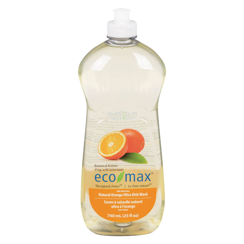 Eco-Max Natural Ultra Liquid Dish Soap, Assorted Scents, 740-mL I9