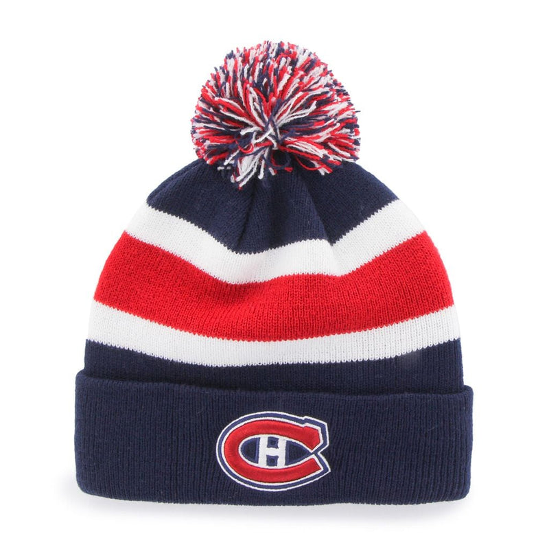 Fan Favorite NHL Montreal Canadiens Mass Breakaway Cuff Knit Pom Toque, Adult Q9
