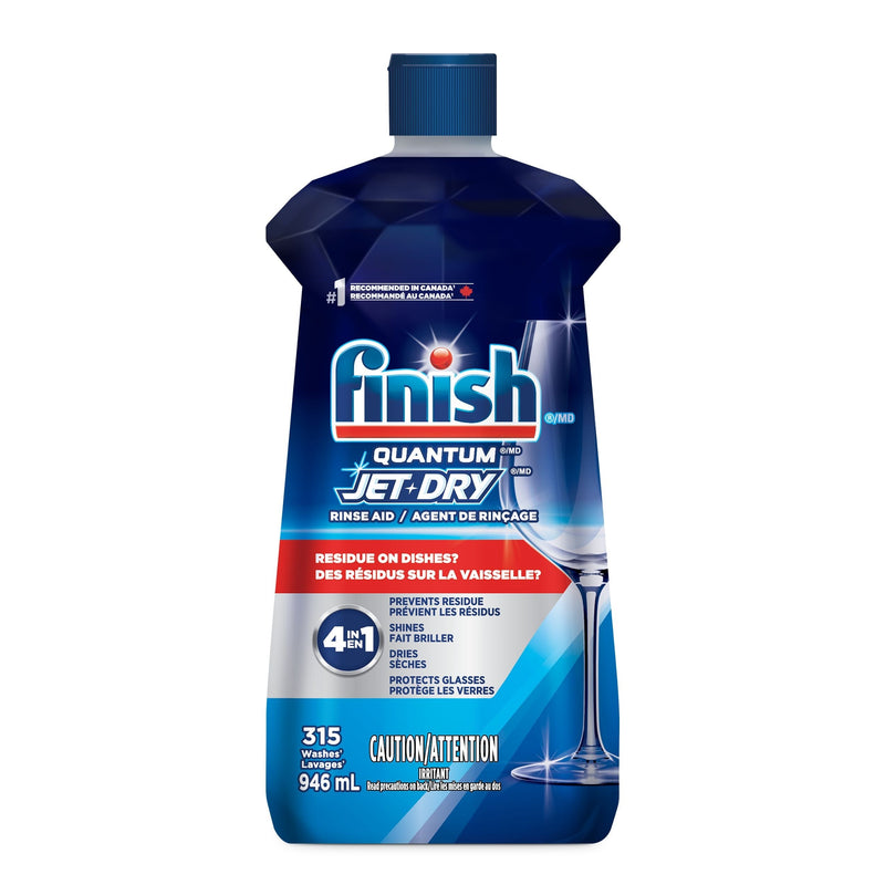 Finish Quantum Jet Dry Dishwasher Rinse Aid, 946-mL S8