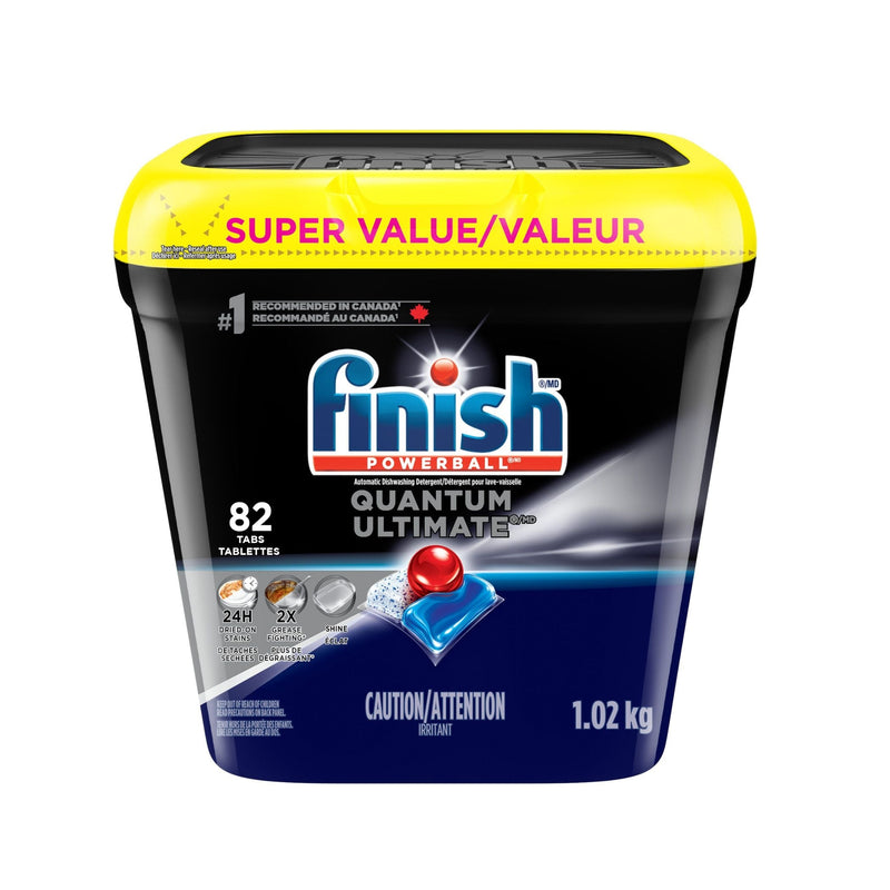 Finish Quantum Ultimate Dishwasher Detergent Tabs, 82-ct F2