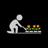 Fiskars Stainless-Steel Dual-Edged Garden Hori Hori Knife with Sheath
