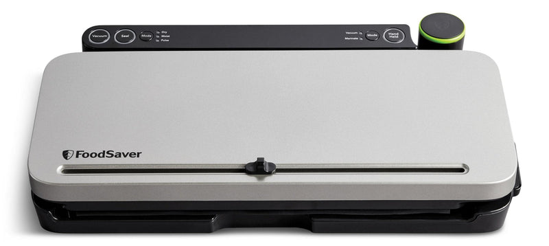 FoodSaver Vacuum Sealer & Food Preservation System, with Zipper Bags & Seal Rolls, Satin K7
