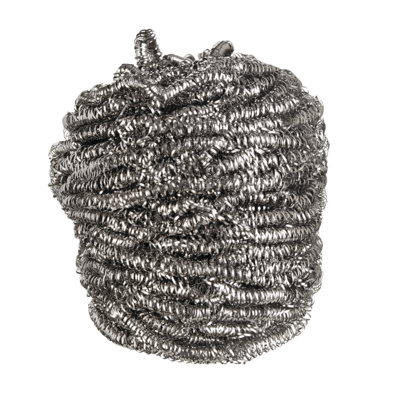 FRANK Stainless Steel Spiral Scour / Scrubber, 3-pk S4
