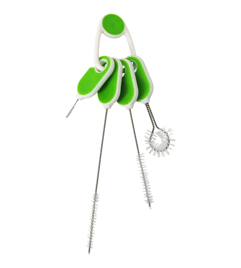 FRANK Straw & Bottle Brush Set with Comfortable Grip, 4-pk Y4