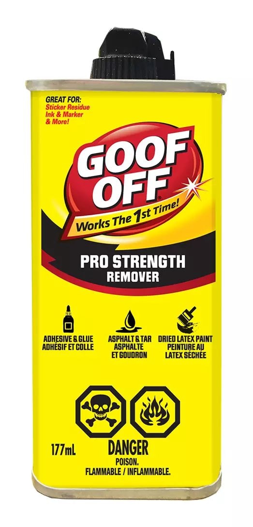 Goof Off Pro Strength Remover Multi-Purpose Household Spot & Stain Cleaner, 177-mL K8
