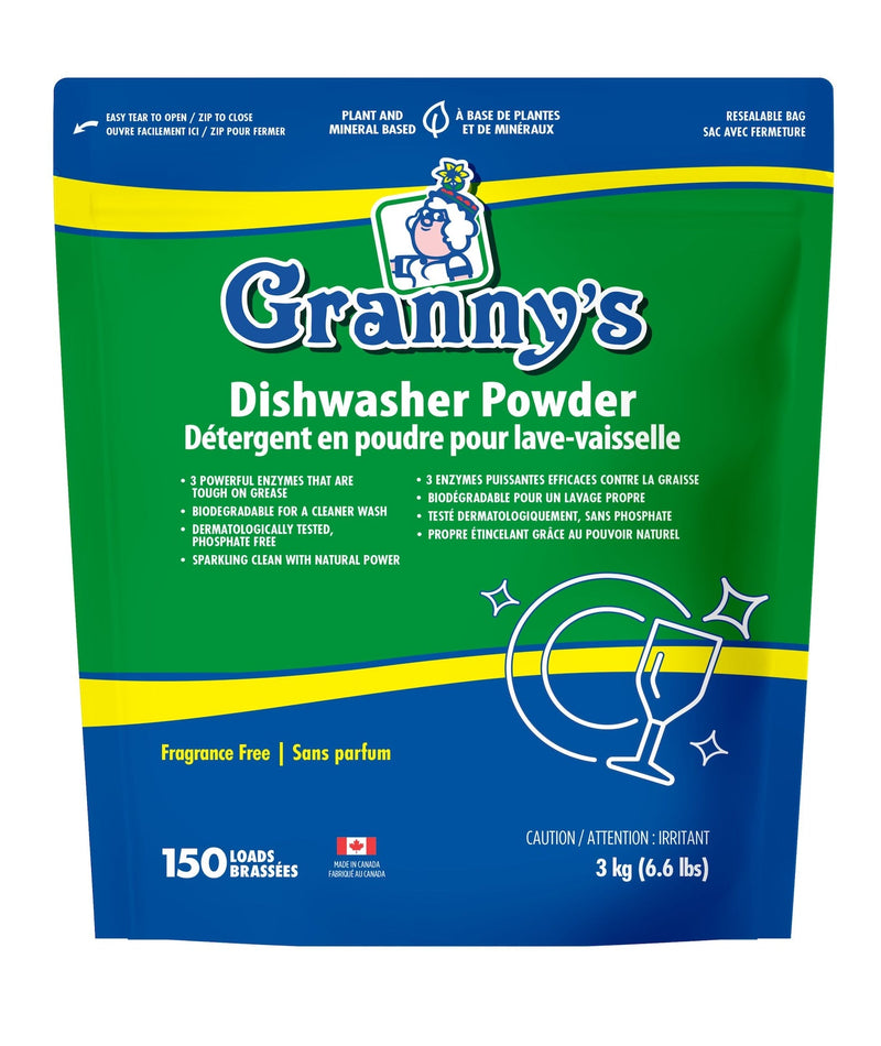 Granny's Dishwasher Powder, Fresh Citrus, 80-Loads, 3-kg Q3