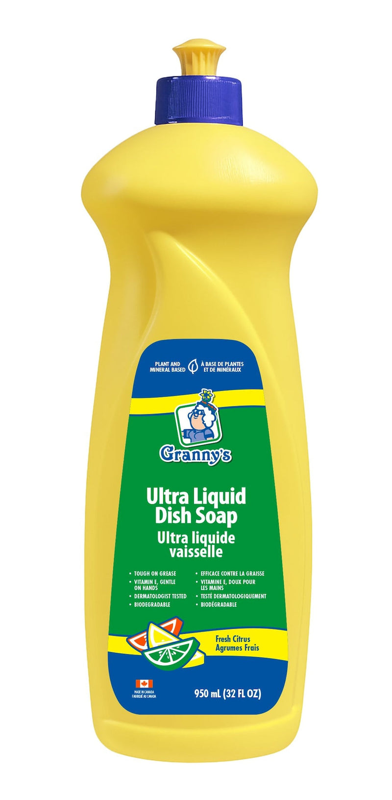 Granny's Ultra Liquid Dish Soap, Fresh Citrus, 950-mL L4