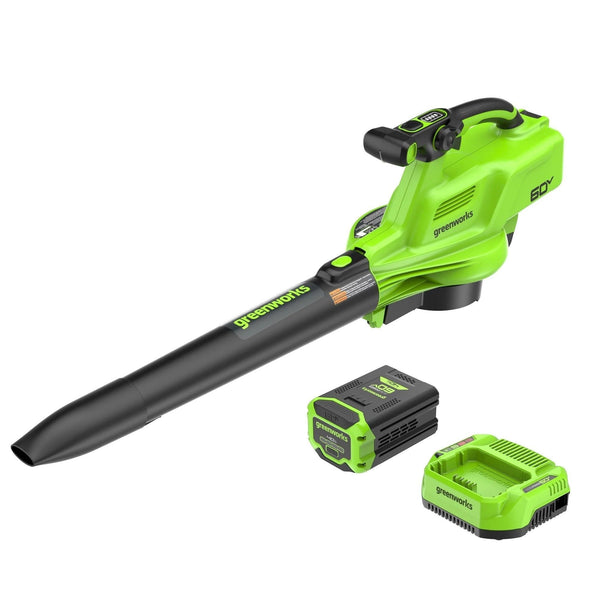 Greenworks 60V 520 CFM/240 MPH Blower Vacuum with 4Ah Battery P8