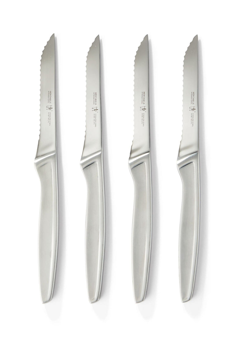 HENCKELS Stainless Steel Steak Knife Set, Dishwasher Safe, 4-pc R8