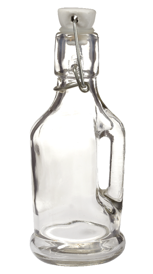 Home Made Glass Flip-Top Lid Bottle, Assorted Sizes, 1-pc T1