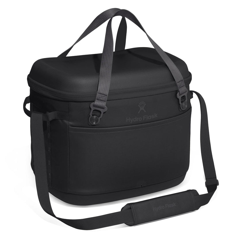 Hydro Flask Carryout Compact Insulated Soft Cooler with Shoulder Strap, Black, 30 L L7