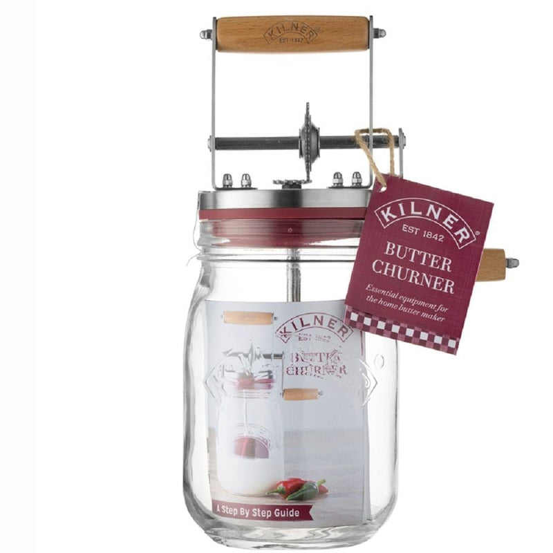 Kilner Manual Butter Churner, Clear, 800-ml I1