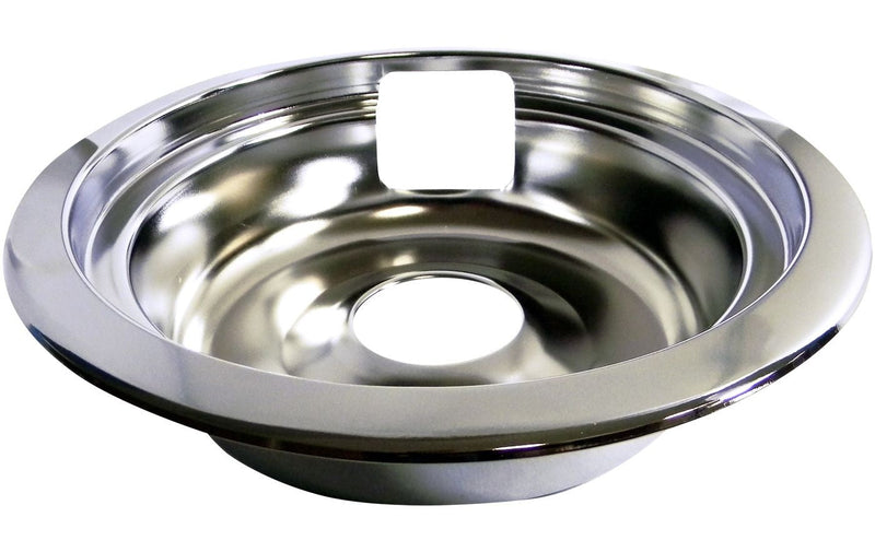 Laser 62469 Universal Stove Drip Pan with Trim Ring, Bright Chrome, 6-in I5