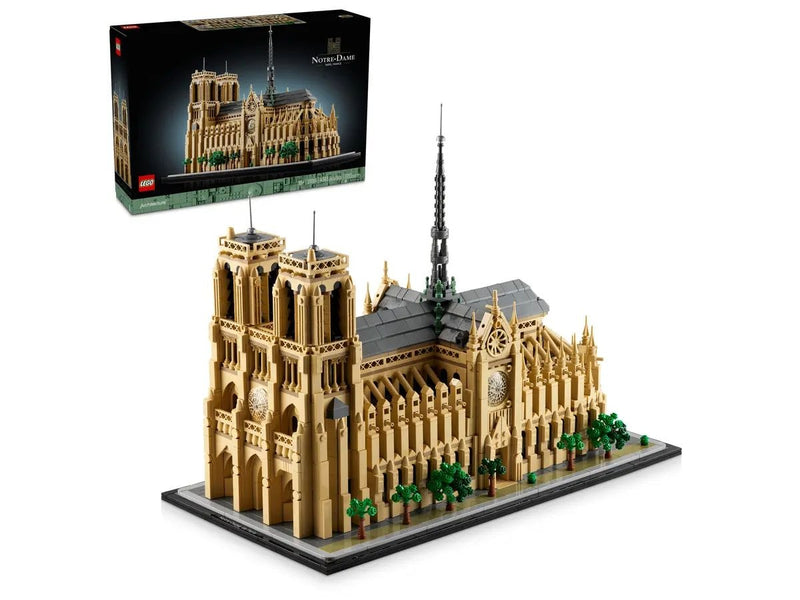 LEGO Architecture Landmarks Notre-Dame de Paris Building Set - 21061, 4383-pcs, Ages 18+ C8