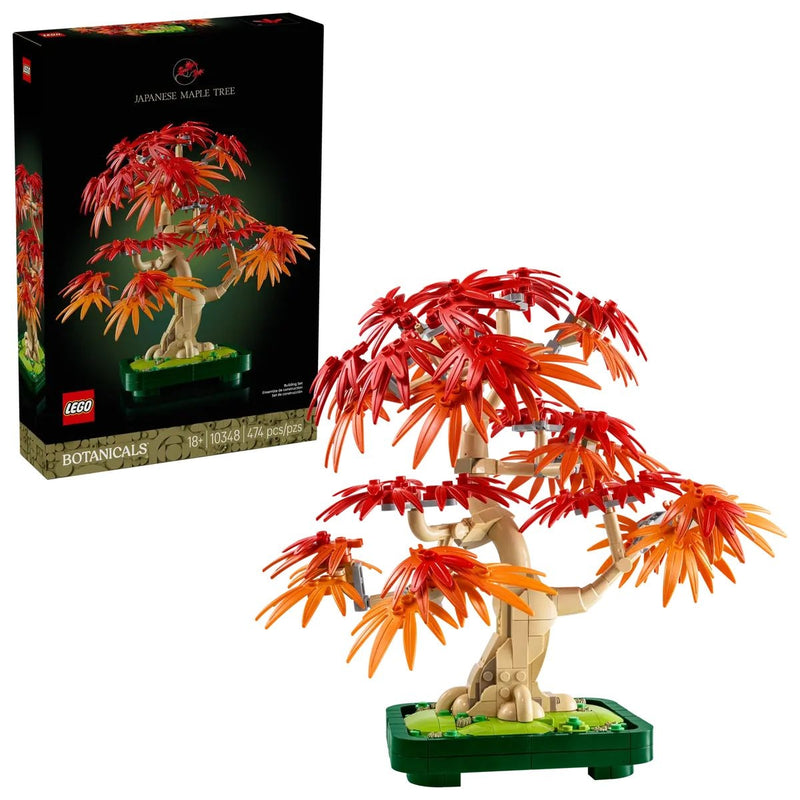 LEGO Botanicals Japanese Red Maple Bonsai Tree - 10348, 474-pcs, Ages 18+ T3