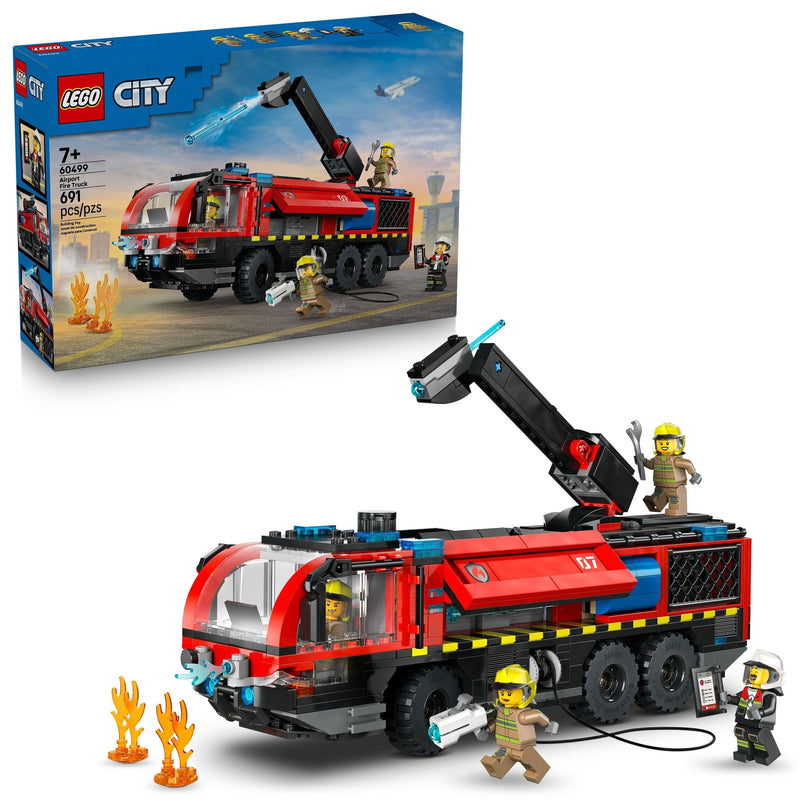 LEGO City Airport Fire Truck Building Set - 60499, 691-pcs, Ages 7+ C0