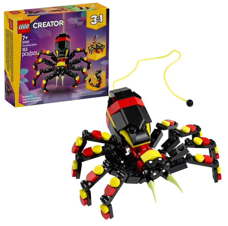 LEGO Creator Wild Animal: Surprising Spider - 31159, 153-pcs, Ages 7+ X6
