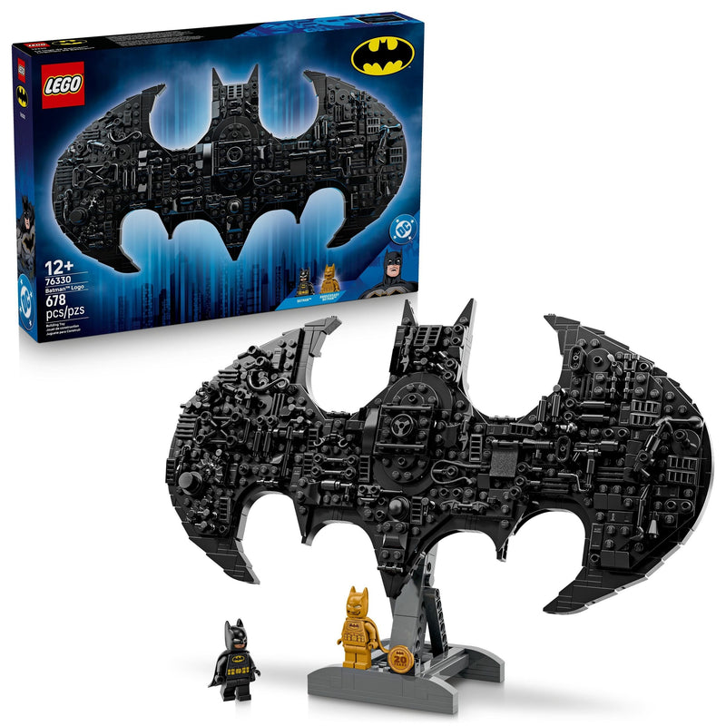 LEGO DC Batman: Batman Logo Building Set - 76330, 678-pcs, Ages 12+ C4