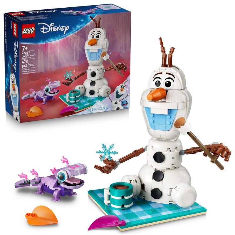 LEGO Disney Frozen Olaf & Bruni’s Picnic Fun Toy Building Set - 43287, 478-pcs, Ages 7+ J6