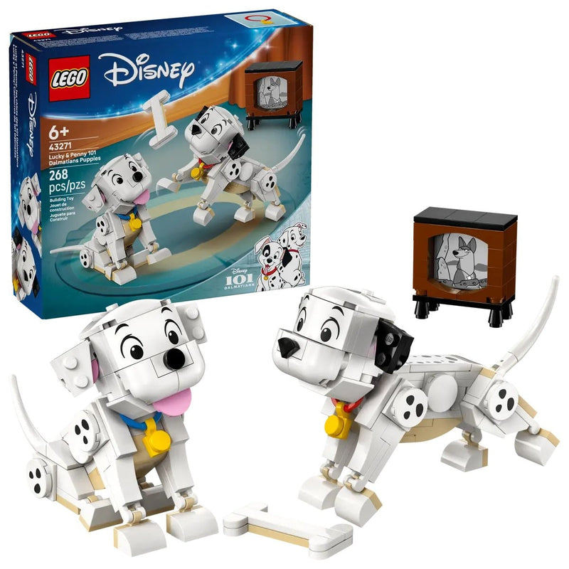 LEGO Disney Lucky and Penny 101 Dalmatians Puppies - 43271, 268-pcs, Ages 6+ I7