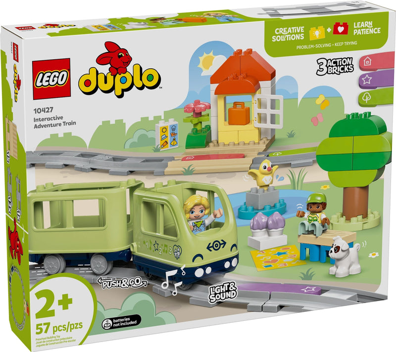 LEGO Duplo Interactive Adventure Train - 10427, 57-pcs, Ages 2+ E0