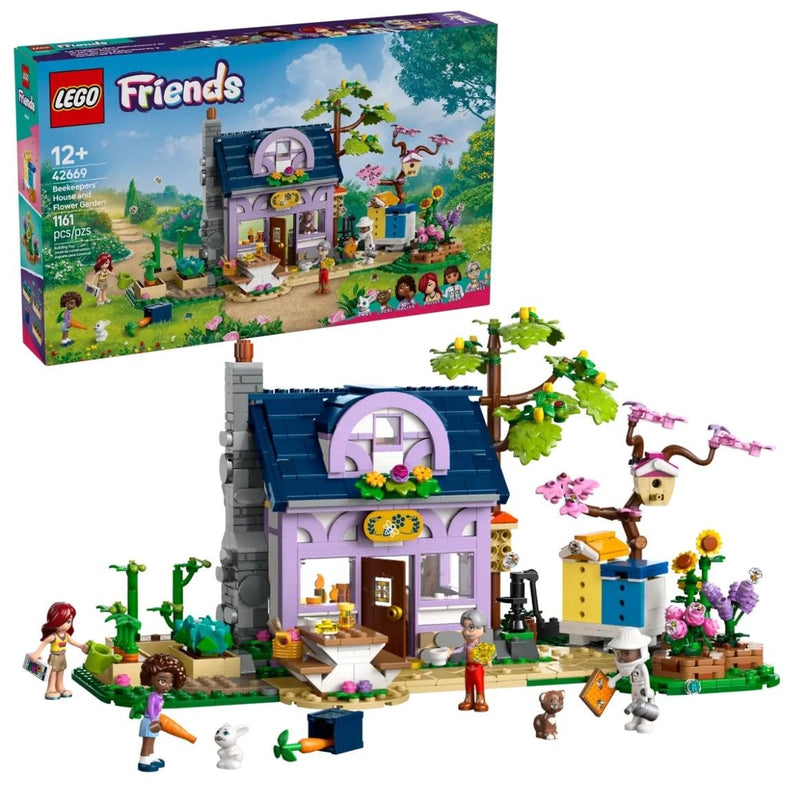 LEGO Friends Beekeepers House and Flower Garden Set - 42669, 1161-pcs, Ages 12+ G1