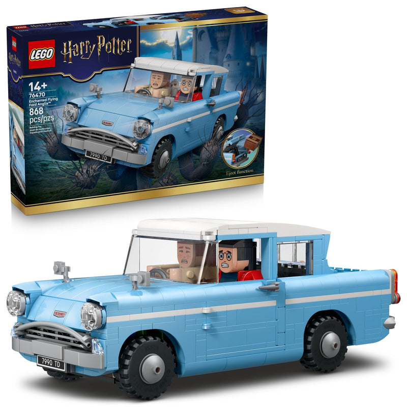 LEGO Harry Potter Enchanted Flying Ford Anglia Toy Building Set - 76470, 868-pcs, Ages 14+ Q2