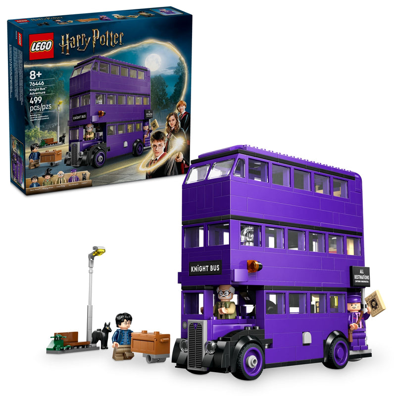 LEGO Harry Potter Knight Bus Adventure Building Set - 76446, 499-pcs, Ages 8+ H9