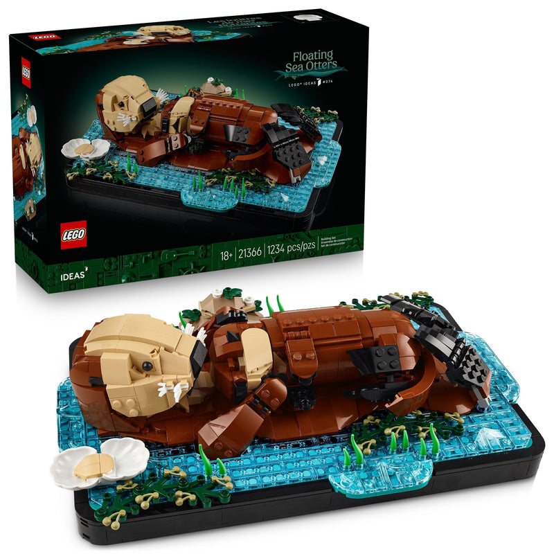LEGO Ideas Floating Sea Otters Building Toy Set - 21366, 1234-pc, Ages 18+ P4