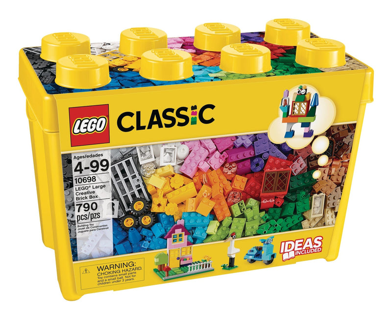 LEGO Large Classic Creative Brick Box Building Toy Kit - 790-pcs, Ages 4+ W9