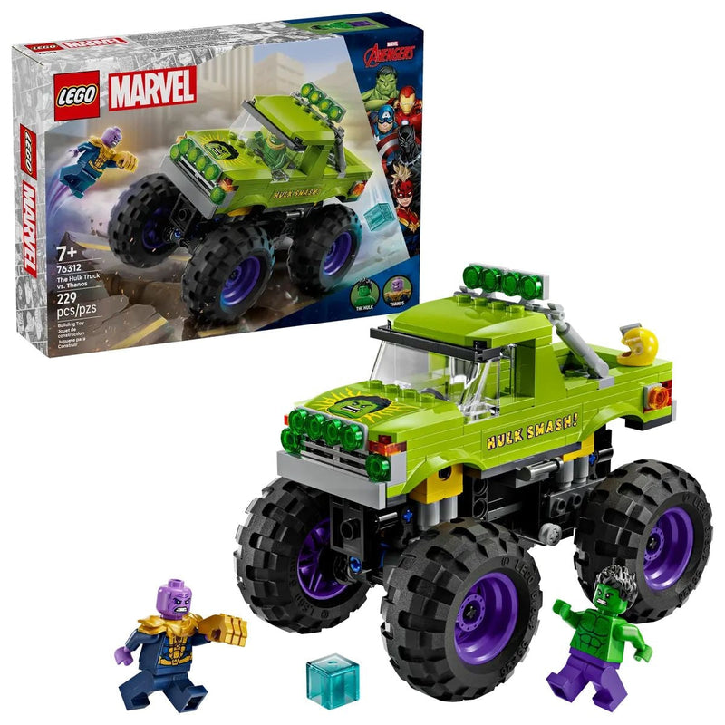 LEGO Marvel 76312 The Hulk Truck vs. Thanos, 229-pc Y2