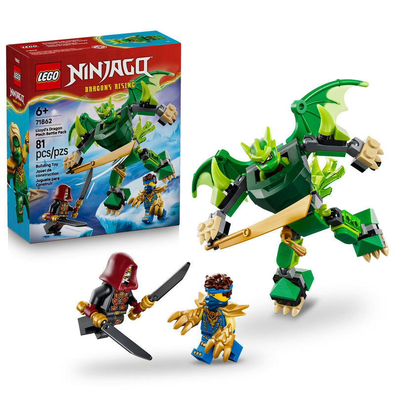 LEGO NINJAGO Lloyd's Dragon Mech Battle Pack 71862 A4
