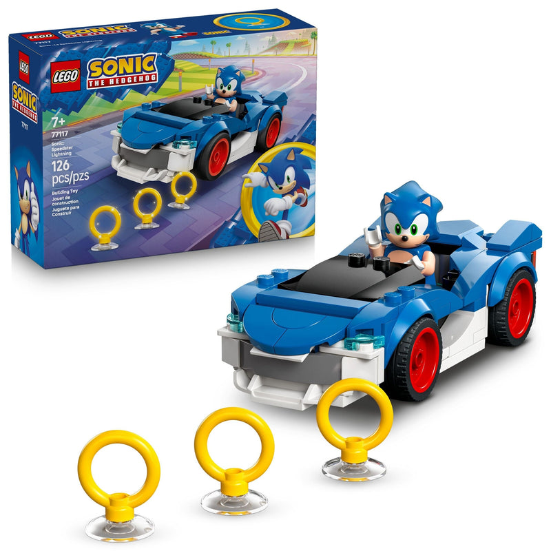 LEGO Sonic The Hedgehog Sonic: Speedster Lightning - 77117, 126-pcs, Ages 7+ M2
