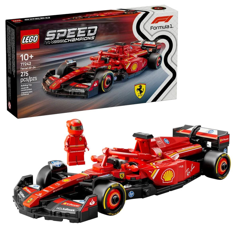 LEGO Speed Champions Ferrari SF-24 F1 Race Car - 77242, 275-pcs, Ages 10+ O2