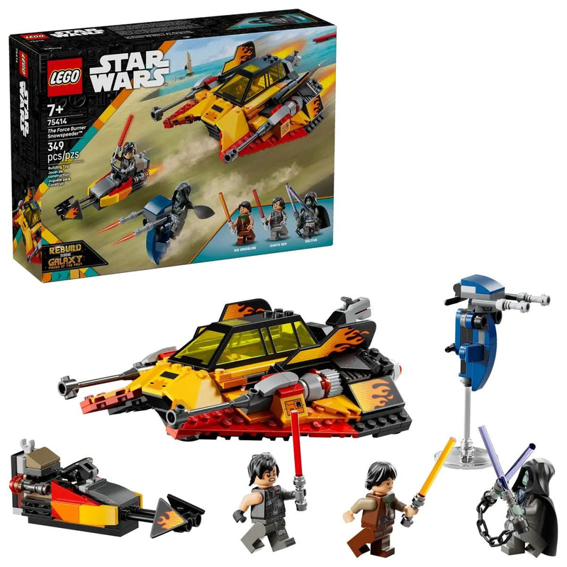 LEGO Star Wars 75414 The Force Burner Snowspeeder - 75414, 349-pcs, Ages 7+ D4