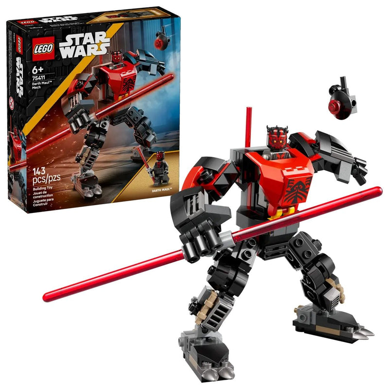 LEGO Star Wars Darth Maul Mech - 75411, 143-pcs, Ages 6+ E4