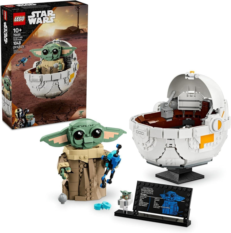 LEGO Star Wars Grogu with Hover Pram - 75403, 1048-pcs, Ages 10+ E1