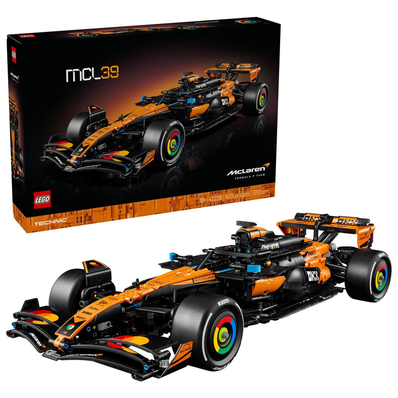 LEGO Technic McLaren MCL39 Formula 1 Car Building Set - 42228, 1675-pcs, Ages 18+ H1