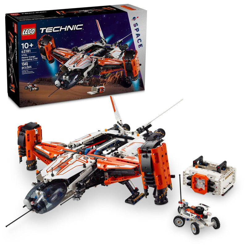 LEGO Technic VTOL Heavy Cargo Spaceship LT81 - 42181, 1365-pcs, Ages 10+ M9