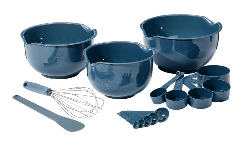 Master Chef Mix & Measure Blue Kitchen Tools Set, 15-pc T4