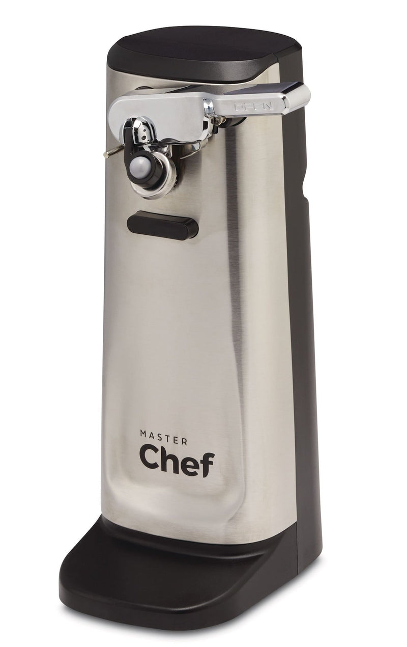 MASTER Chef Tall Electric Stainless Steel Can Opener, Black Q5