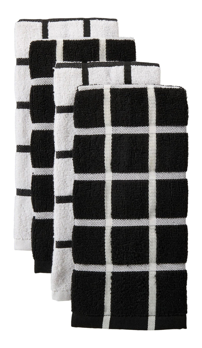 Master Chef Terry Kitchen Towels, Reusable, Various Colours, 16-in x 26-in, 4-pk N8
