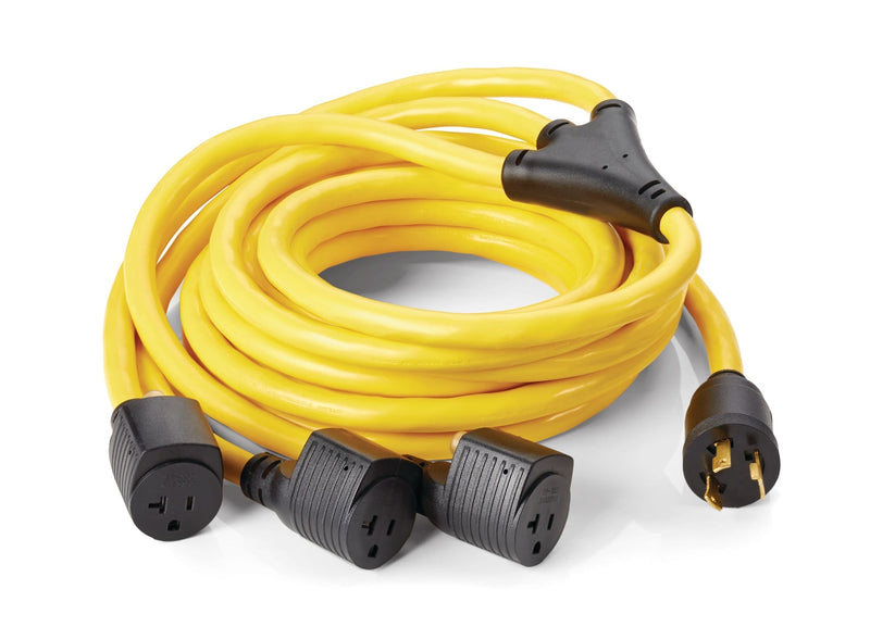 Mastercraft 10AWG STW 30A L5-30P Generator Cord, 23-ft E1