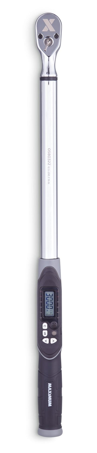 MAXIMUM 1/2-in Drive Digital Torque Wrench, 12.5-250 ft-lbs A8