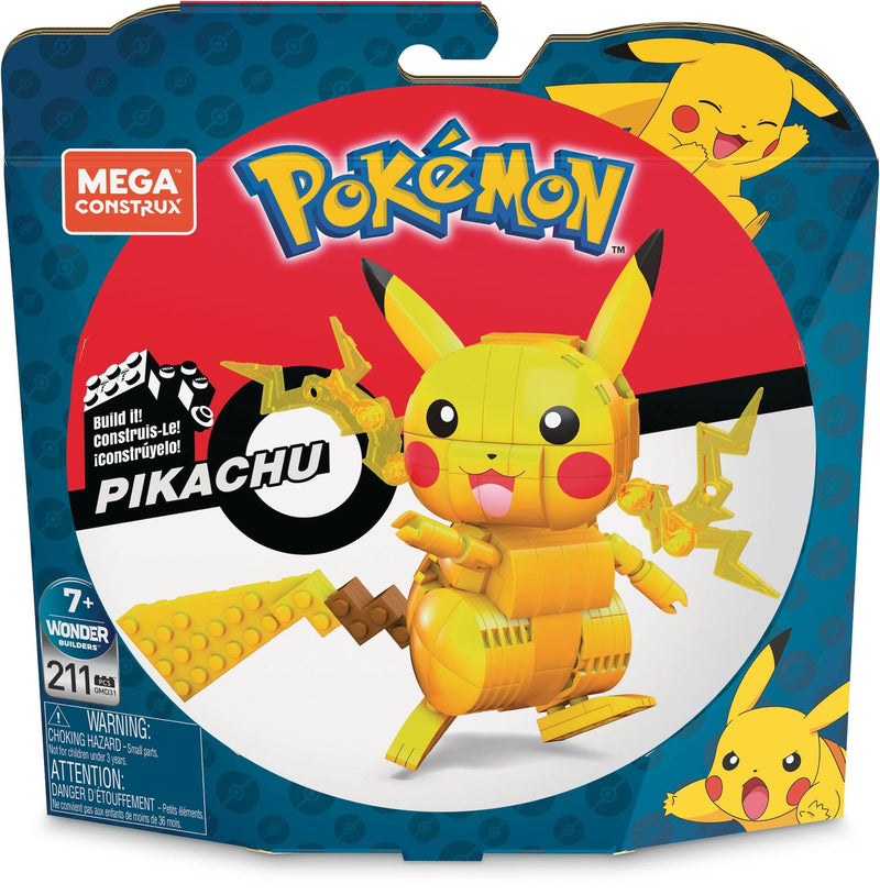 Mega Pokémon Build & Show Pikachu Toy Building Set, 205-pc Q0