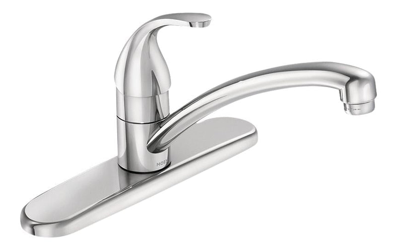 Moen Adler Single Handle Kitchen Faucet, Chrome G0
