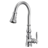 Moen Weymouth Single Handle High Arc Pull Down Sprayer Kitchen Faucet with Power Clean, Chrome