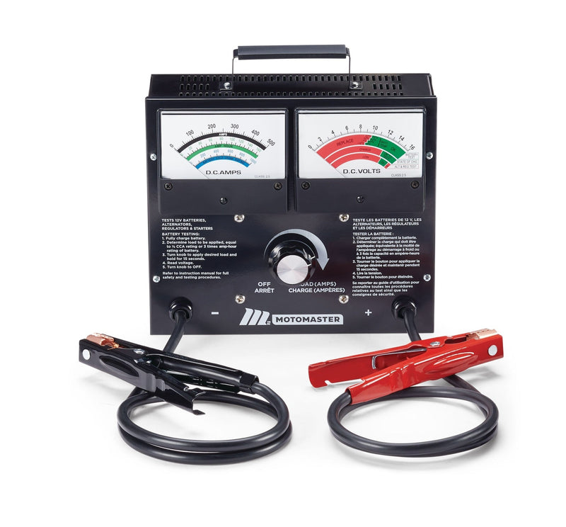 MotoMaster Battery Tester, 500-Amp Load, 12V T2