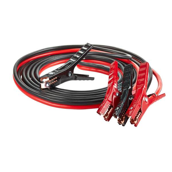 MotoMaster Medium-Duty Booster/Jumper Cables with Built-in LED Lights, 4-Gauge, 20-ft F9