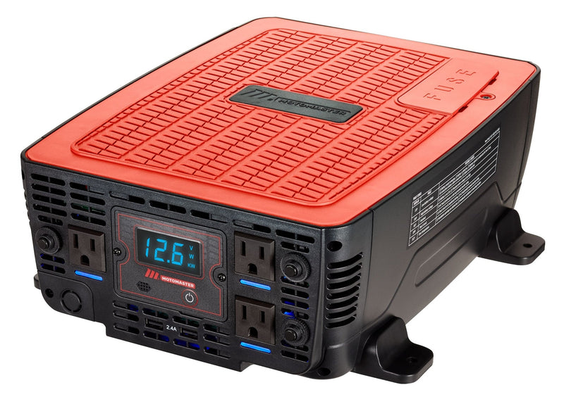 MotoMaster Power Inverter, 3000W, Includes Battery Cables X4